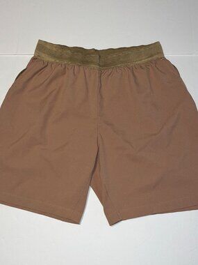 Adidas Aeroready men's tan athletic shorts size XL Primeblue